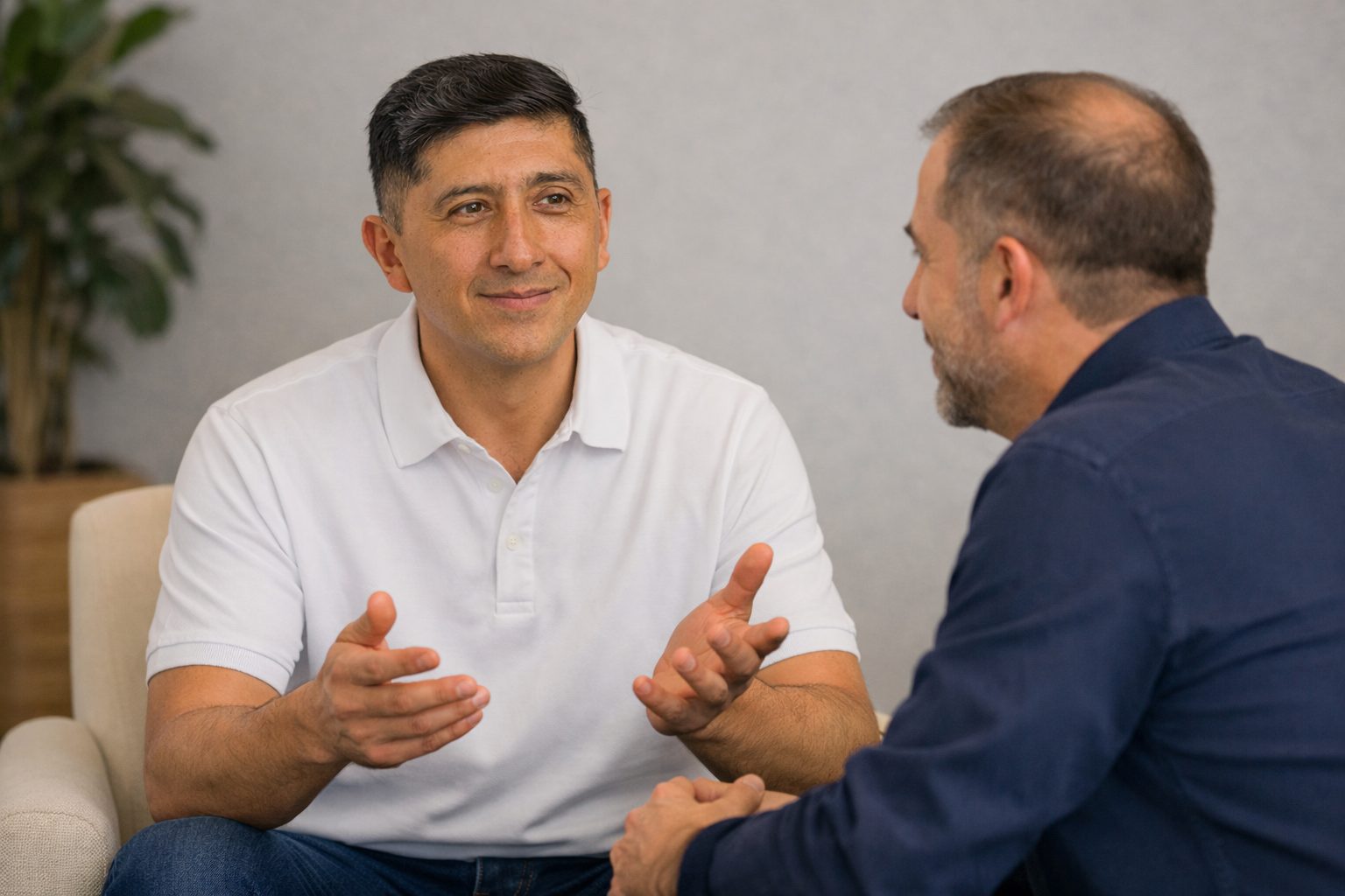 Sesión uno a uno de coaching ontológico